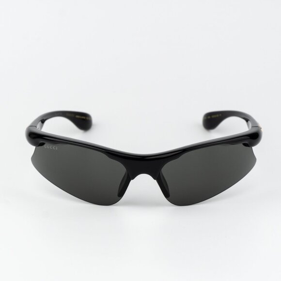 Gucci Women Sunglasses Black Grey Mask GG1774S 006 BRAND NEW - Picture 2 of 12